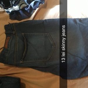 13 lei skinny jeans